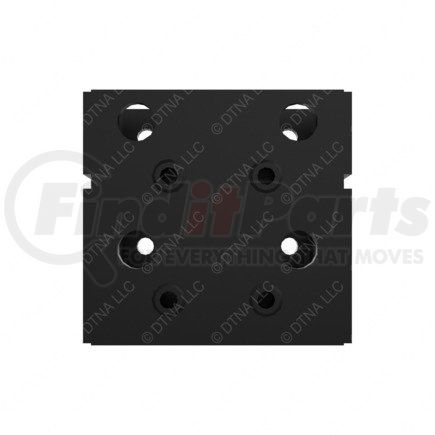 A06-83958-000 by FREIGHTLINER - Camera Mounting Bracket - Aluminum Alloy, Black, 3.18 mm THK