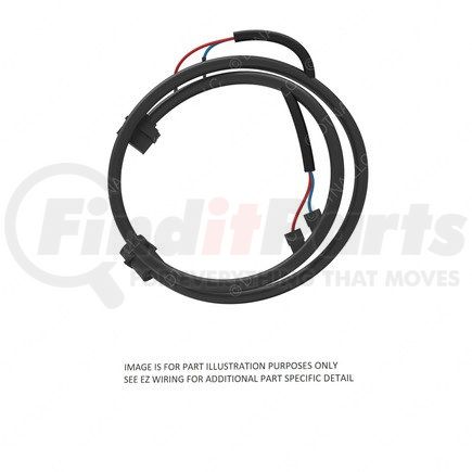 A06-84649-007 by FREIGHTLINER - Wiring Harness - Wiper, Overlay, Floor, Windshield, Power