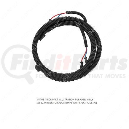 A06-84865-000 by FREIGHTLINER - ABS System Wiring Harness - Overlay, Cab, Has, Switch