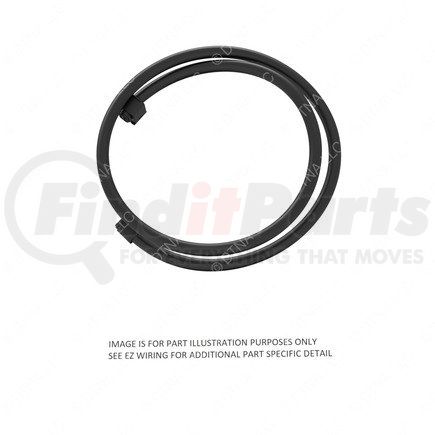 Freightliner A06-89448-072 Engine Oil Temperature Sender Connector Wiring Harness - Axle Indicator, Oil, Chassis Front, Ftl