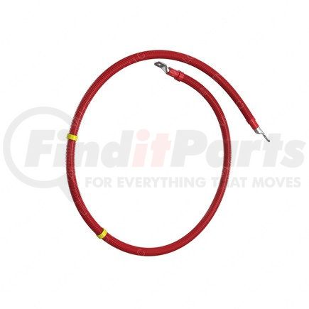 A06-89988-025 by FREIGHTLINER - Battery Ground Cable - Negative, 4/0 ga., 3/8, 1/2(90), 135 In