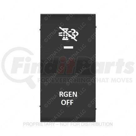 A06-90128-019 by FREIGHTLINER - Rocker Switch - Modular Field, Multiplex, After Treatment Device, Regenn, Off