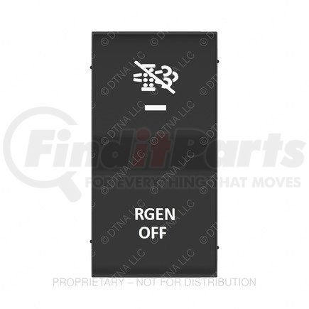 A06-90128-019 by FREIGHTLINER - Rocker Switch - Modular Field, Multiplex, After Treatment Device, Regenn, Off