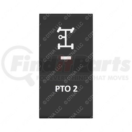 A06-90128-039 by FREIGHTLINER - Rocker Switch - Modular Field, Multiplex, Power Take Off, 2, Latch