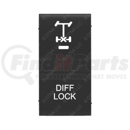 A06-90128-053 by FREIGHTLINER - Rocker Switch - Modular Field, Multiplex, E/A, Differential, Lock