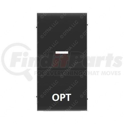 A06-90129-001 by FREIGHTLINER - Rocker Switch - Modular Field, Hardwired, Opt1, Red, Latch