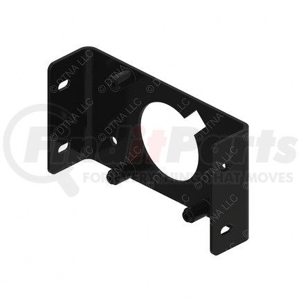 A06-90216-000 by FREIGHTLINER - Collision Avoidance System Front Sensor Bracket - Steel, Black, 0.12 in. THK