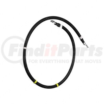 A06-91197-104 by FREIGHTLINER - Battery Ground Cable - Negative, 2/0 ga., 3/8 x 3/8, Tape, 104 In