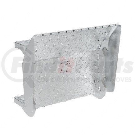 A06-88241-005 by FREIGHTLINER - Battery Cover - Diamond Plate, Polished, 113, Left Hand