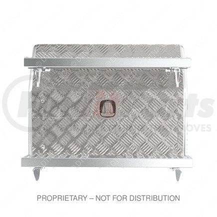 A06-88241-016 by FREIGHTLINER - Battery Cover - Diamond Plate, Polished