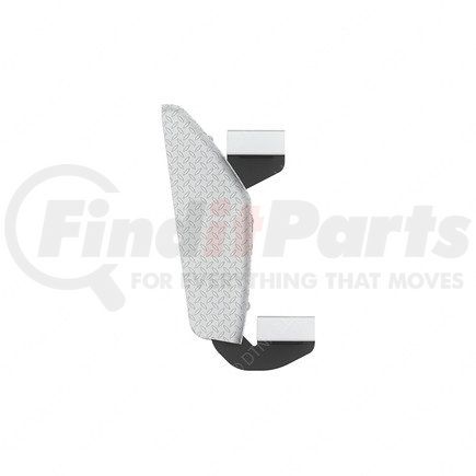 A06-95149-007 by FREIGHTLINER - Battery Cover - Diamond Plate, 126, Left Hand, Plain