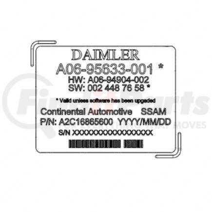 A06-95633-001 by FREIGHTLINER - Interface Multiplexing Control Module - 12 V Voltage