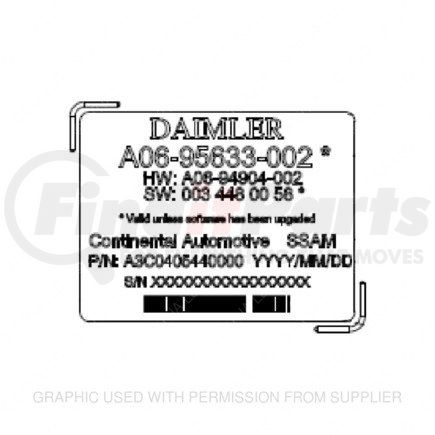 A06-95633-002 by FREIGHTLINER - Interface Multiplexing Control Module - 12 V Voltage