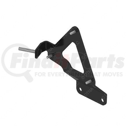 A06-96256-000 by FREIGHTLINER - Battery Box Bracket - Steel, Black, 0.17 in. THK