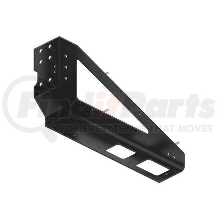 A06-96326-001 by FREIGHTLINER - Battery Box Bracket - Right Side, Steel, Black, 0.25 in. THK