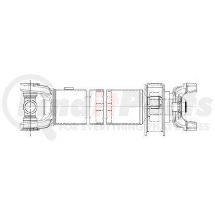 A09-10748-440 by FREIGHTLINER - Drive Shaft - Assembly, SPL100XS, Inboard, Midship, 44.00 in.