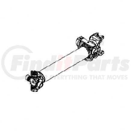 A09-11269-470 by FREIGHTLINER - Drive Shaft - 1810HD, Half Round, Midship, 47.0 in.