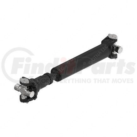 A09-11425-302 by FREIGHTLINER - Drive Shaft - W Slip and Stub Yokes, Rear, 17XLT, Half Round, Main, 30.5 in.