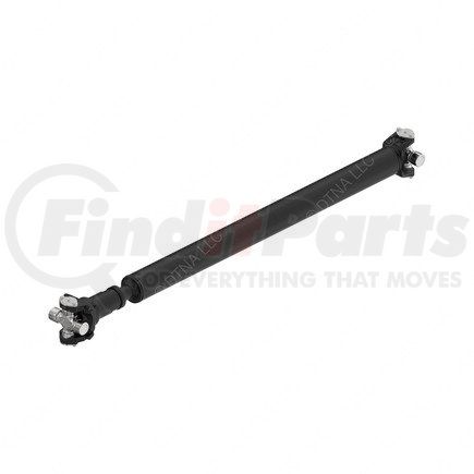 A09-11425-592 by FREIGHTLINER - Drive Shaft - W Slip and Stub Yokes, Rear, 17XLT, Half Round, Main, 59.5 in.