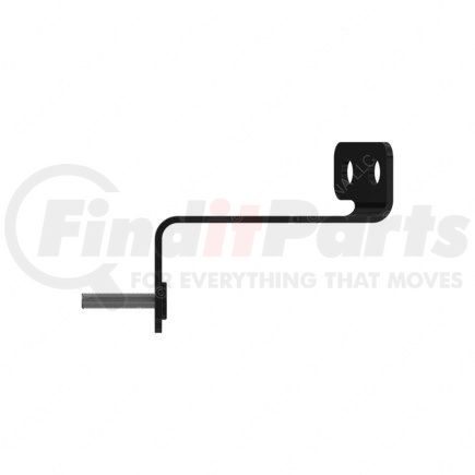 A07-24535-000 by FREIGHTLINER - Transmission Oil Cooler Line Bracket - Steel, Black, 0.13 in. THK