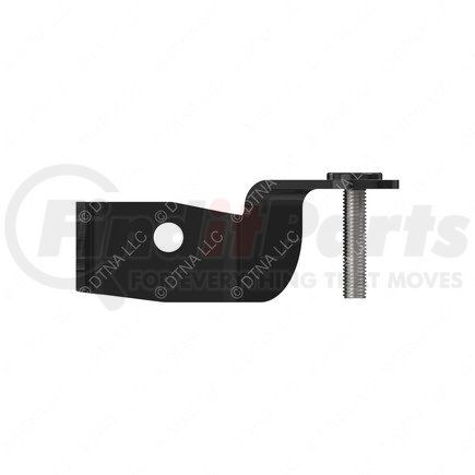 A07-24825-000 by FREIGHTLINER - Transmission Oil Cooler Line Bracket - Steel, Black, 0.13 in. THK