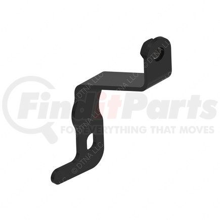 A07-24829-000 by FREIGHTLINER - Transmission Oil Cooler Line Bracket - Steel, Black, 0.13 in. THK