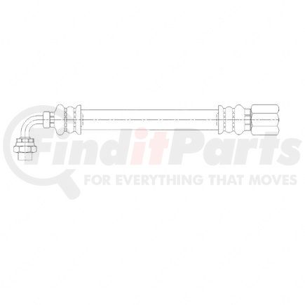 A12-15324-005 by FREIGHTLINER - Hose - Assembly, Tyre Inflation System, Front Wheel