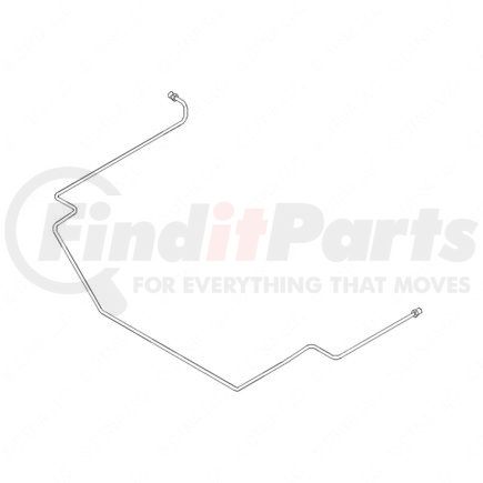 A12-22529-002 by FREIGHTLINER - Brake Hydraulic Hose - Right Side, Steel, 0.71 mm THK