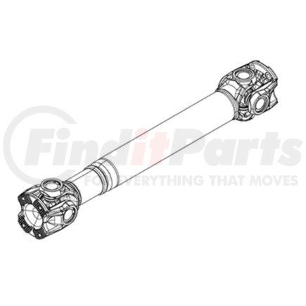 A09-11845-490 by FREIGHTLINER - Drive Shaft - SPL350 Lite, Main, 49.0 in.