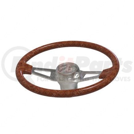 A1414568002 by FREIGHTLINER - Steering Wheel - Wood, Shadow Gray, 450 mm Dia.