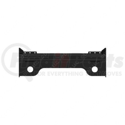 A15-30072-000 by FREIGHTLINER - Engine Mount Crossmember Support - Steel, Black, 712 mm x 184.66 mm, 6.35 mm THK