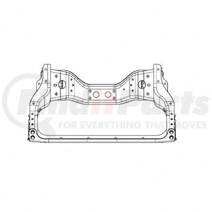 A15-30479-002 by FREIGHTLINER - Frame Crossmember - Steel, 1253.54 mm x 453.55 mm