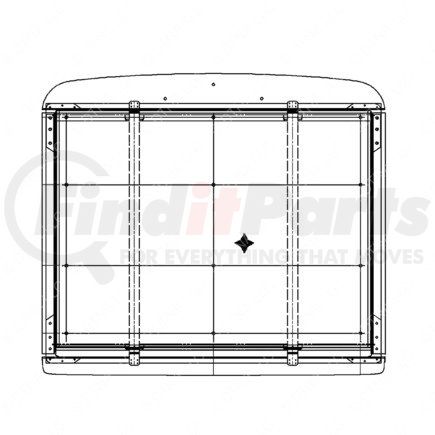 A17-12934-013 by FREIGHTLINER - Grille