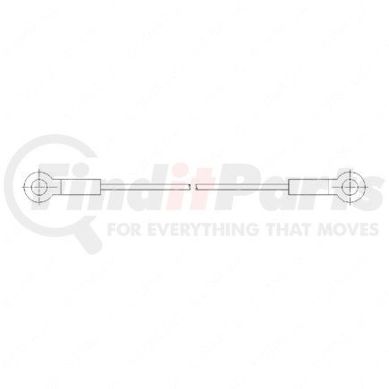 A17-12081-005 by FREIGHTLINER - Hood Restraint Cable - Plastic Coated