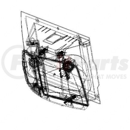 A17-13344-000 by FREIGHTLINER - Headlight Housing Assembly - Right Side