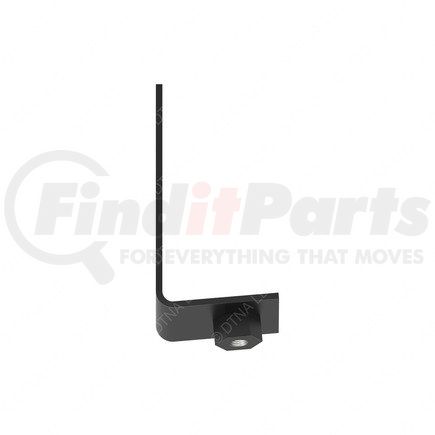 A17-13592-000 by FREIGHTLINER - Fender Bracket - Left Side, Steel, Black, 2 mm THK