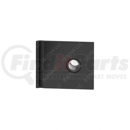 A17-13592-001 by FREIGHTLINER - Fender Bracket - Right Side, Steel, 81.62 mm x 31.99 mm, 2 mm THK