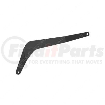 A1716287000 by FREIGHTLINER - Fender Support - Left Side, Steel, Black, 444 mm x 256.24 mm, 4.76 mm THK