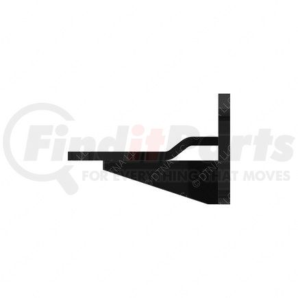 A17-19303-001 by FREIGHTLINER - Hood Lift Support Bracket - Steel, Black