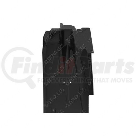 A17-20277-002 by FREIGHTLINER - Truck Quarter Fender - Polypropylene, Black, 1144.29 mm x 656.36 mm