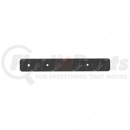 A1718770000 by FREIGHTLINER - Mud Flap Bracket - Steel, Black, 0.18 in. THK