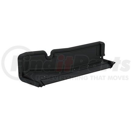 A18-38588-000 by FREIGHTLINER - Deployable Step Cover - Thermoplastic Olefin, Black, 469.85 mm x 304.55 mm