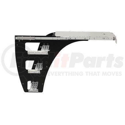 A18-39763-010 by FREIGHTLINER - Deployable Step Step - Right Side, Aluminum, 1574.03 mm x 537.26 mm