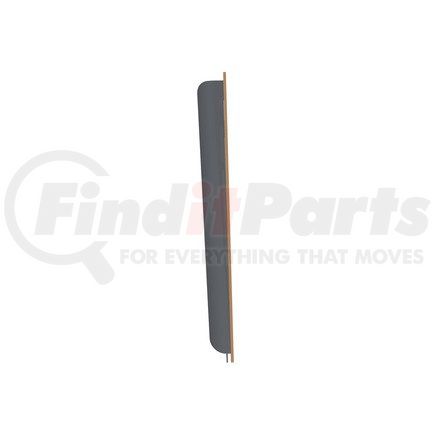 A1839797401 by FREIGHTLINER - Sleeper Side Panel Trim - Beltline, without Upper Bunk, with Cabinet, Slate Gray, Open Cell Polyurethane, Fiber Board, Right Hand