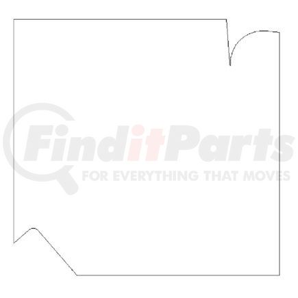 A1841021001 by FREIGHTLINER - Headliner - Assembly, Cab Panel, Right Hand