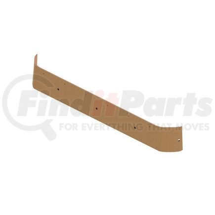 A18-39798-404 by FREIGHTLINER - Seat Belt Rail Cover - Fiber, Tumbleweed, 2410.6 mm x 288 mm