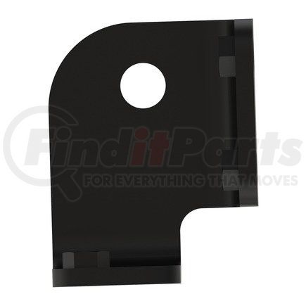 A18-40019-000 by FREIGHTLINER - Deployable Step Bracket - Left Side, Steel, 92.3 mm x 73 mm, 6.35 mm THK