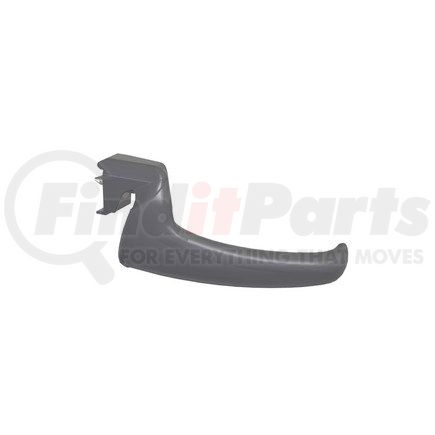 A18-41562-001 by FREIGHTLINER - Interior Door Handle - 40% Glass Fiber and Mineral Reinforced With Nylon, Dark Slate, 6.43 in. x 2.33 in.