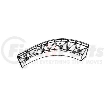 A17-21881-002 by FREIGHTLINER - Fender Extension Panel - Left Side