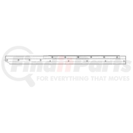 A18-27781-000 by FREIGHTLINER - Sliding Door Track - Left Side, Aluminum, 828.4 mm x 60.05 mm